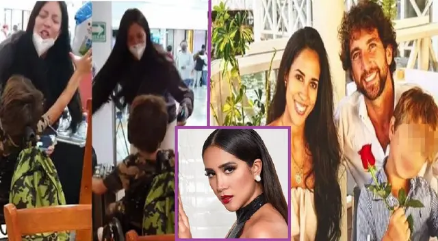 Sheyla Rojas se reencuentra con su hijo en México. Sheyla Rojas se reencuentra con su hijo en México.