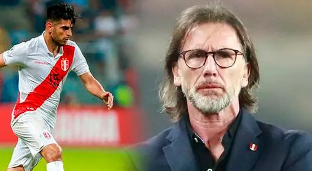 Ricardo Gareca aplaudió la buena actuación de Carlos Zambrano en el Argentina vs. Perú.