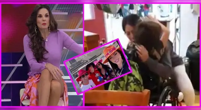 Rebeca Escribens feliz por el reencuentro entre Sheyla Rojas y su hijo. Rebeca Escribens feliz por el reencuentro entre Sheyla Rojas y su hijo.