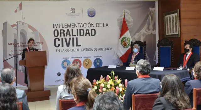 La presidenta del Poder Judicial, Elvia Barrios Alvarado participó en ceremonia de oralidad de procesos civiles en Arequipa La presidenta del Poder Judicial, Elvia Barrios Alvarado participó en ceremonia de oralidad de procesos civiles en Arequipa
