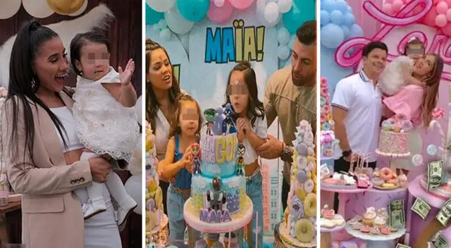Famosas peruanas no dudan en gastar en los cumpleaños de sus retoños. Famosas peruanas no dudan en gastar en los cumpleaños de sus retoños.