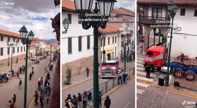 Los ciudadanos dejaron sus quehaceres y se apoyaron en la baranda que dividía la calle para ver el espectáculo.