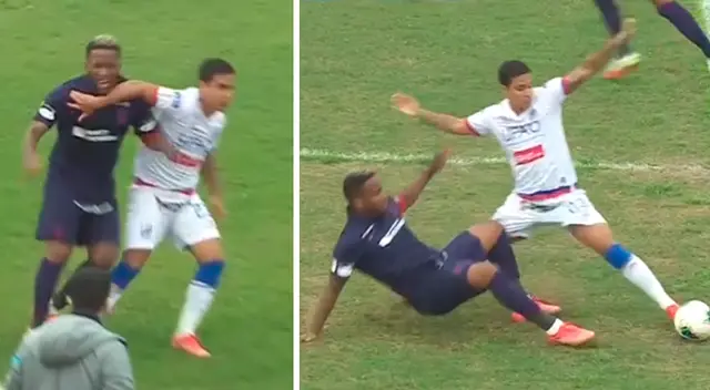 Jesús Barco y Jefferson Farfán tuvieron un mano a mano especial en el partido.