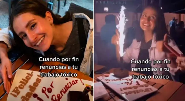 La joven compartió una tarde en familia luego de renunciar.