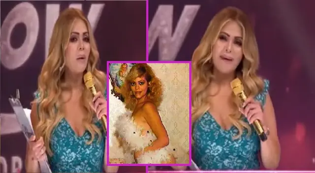 Gisela Valcárcel se emociona al recordar sus épocas de vedette.