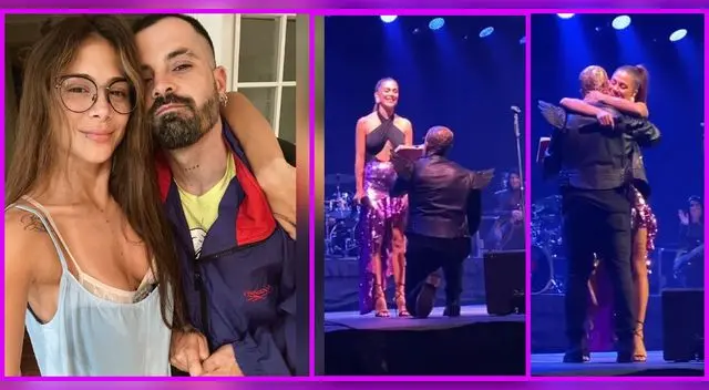 Mike Bahía le propone matrimonio a Greeicy durante un concierto con Alejandro Sanz. Mike Bahía le propone matrimonio a Greeicy durante un concierto con Alejandro Sanz.