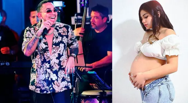 María Fe Saldaña muestra su avanzado embarazo.