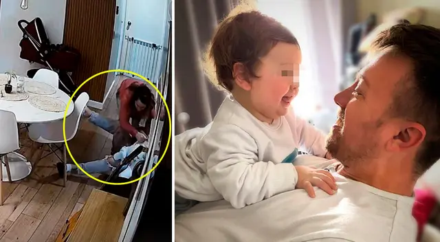 Julián Zucchi vivió un gran susto tras caer al suelo con su hijo. Julián Zucchi vivió un gran susto tras caer al suelo con su hijo.