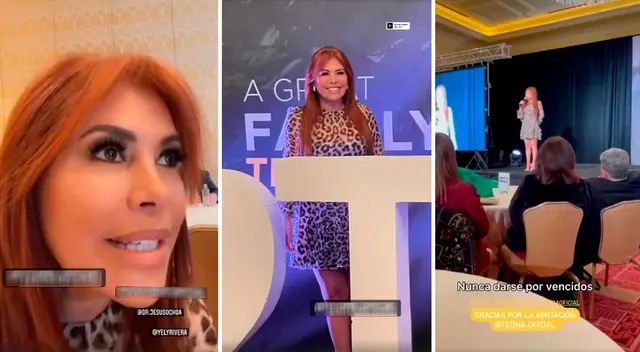 Magaly Medina se emocionó al hablar de su vida. Magaly Medina se emocionó al hablar de su vida.