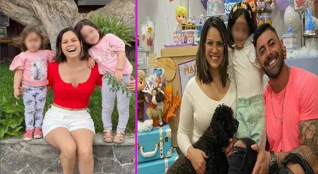 Andrea San Martín salió de paseo con sus dos hijas. Andrea San Martín salió de paseo con sus dos hijas.