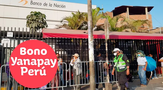 El Bono Yanapay se entrega en función a los grupos beneficiarios.