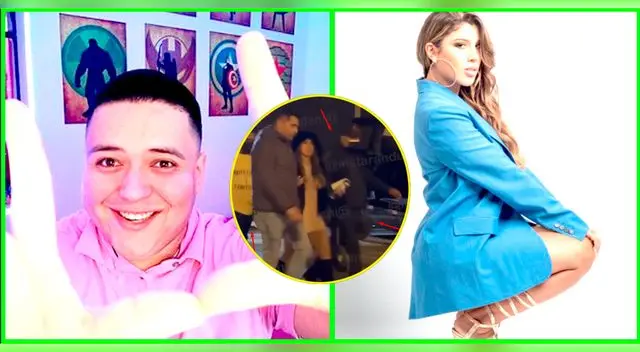 Samuel Suárez sorprendido con la estricta seguridad de Yahaira Plasencia.