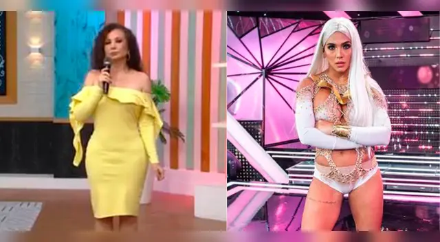 Janet Barboza no quiere a Vania Bludau en Reinas del show. Janet Barboza no quiere a Vania Bludau en Reinas del show.