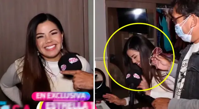 Estrella Torres pasó vergonzoso momento durante nota de EBT.