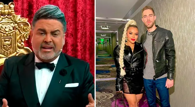 Andrés Hurtado se mostró afectado al ver al novio de su hija.