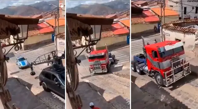 Optimus Prime no pudo continuar con su ruta y retrocedió. Optimus Prime no pudo continuar con su ruta y retrocedió.