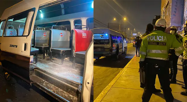 Robo en combi de San Juan de Lurigancho, terminó en balacera.