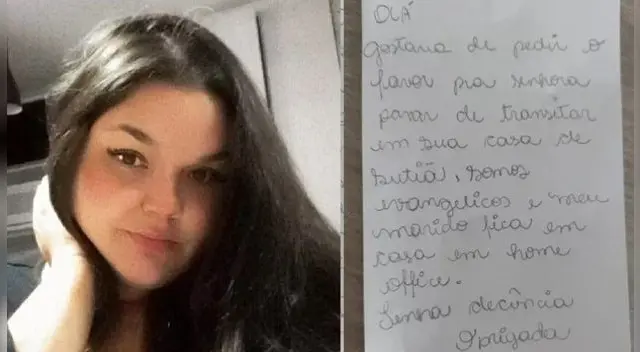 ¿Qué paso? Según la mujer ni siquiera está acostumbrada a llevar sostén en su propia casa.