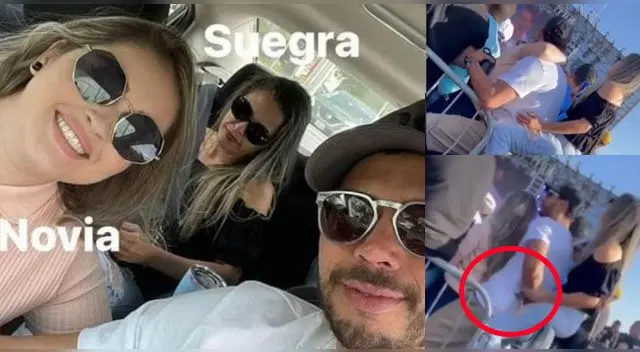 Las comprometedoras imágenes se han vuelto virales en las redes sociales. Las comprometedoras imágenes se han vuelto virales en las redes sociales.