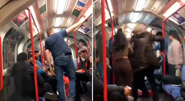 El video fue registrado por uno de los pasajeros. El video fue registrado por uno de los pasajeros.