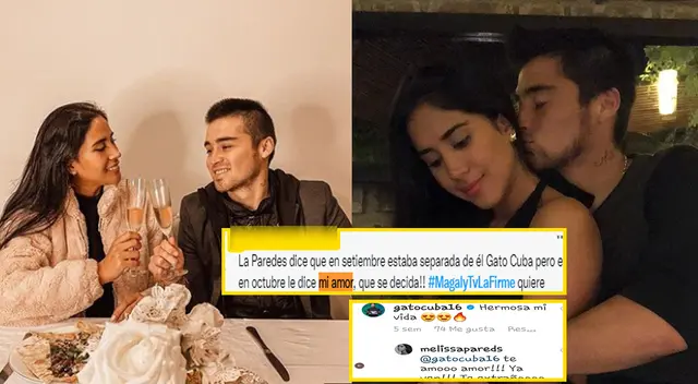 Usuarios le piden a Melissa Paredes que saque bien sus cuentas de cuándo se acabó su romance.