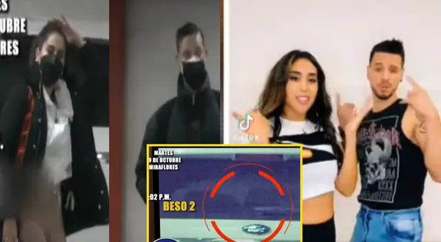 Melissa Paredes: Imágenes inéditas de ampay con su bailarín donde se evidencian besos apasionados.