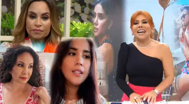 Magaly Medina da chiquita a las conductoras de América Hoy tras ampay de Melissa Paredes. Magaly Medina da chiquita a las conductoras de América Hoy tras ampay de Melissa Paredes.