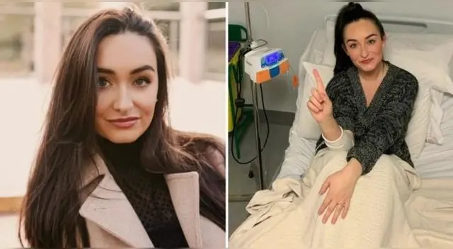 Mia Mackin, de 25 años, se consideraba "en forma y saludable" antes de que le diagnosticaran dos cánceres. Mia Mackin, de 25 años, se consideraba "en forma y saludable" antes de que le diagnosticaran dos cánceres.