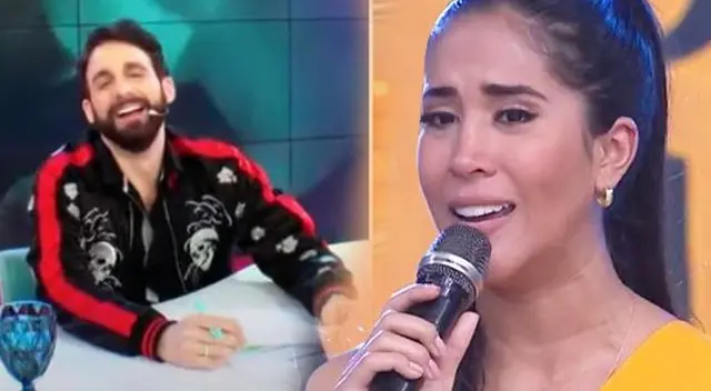 Rodrigo González no puede más con el llanto de Melissa Paredes. Rodrigo González no puede más con el llanto de Melissa Paredes.