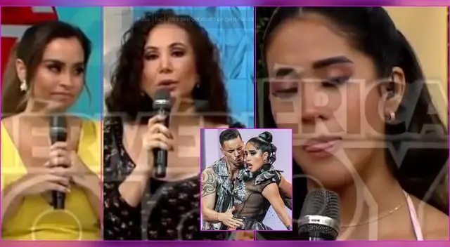 Melissa Paredes responde ante las interrogantes de Janet Barboza.