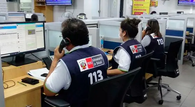 Las llamadas se realizan a través de la Línea 113 opción 5