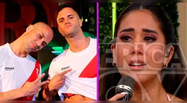 Melissa Paredes no esperó que la situación se saliera de control.