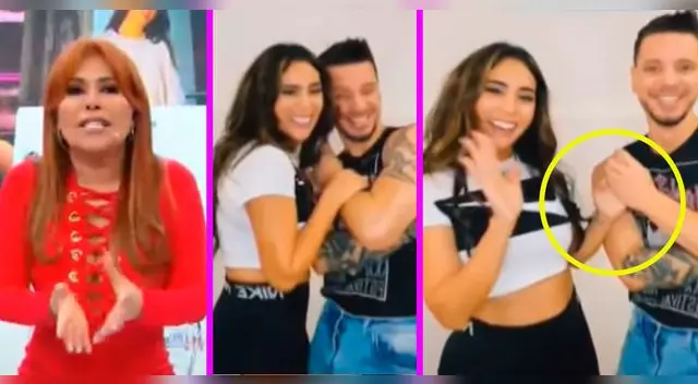 Magaly Medina dejó en evidencia el acercamiento entre Melissa y Anthony Aranda. Magaly Medina dejó en evidencia el acercamiento entre Melissa y Anthony Aranda.