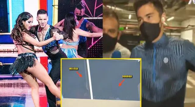 Melissa Paredes y Gato Cuba: Imágenes conversando en su casa tras ampay con bailarín.