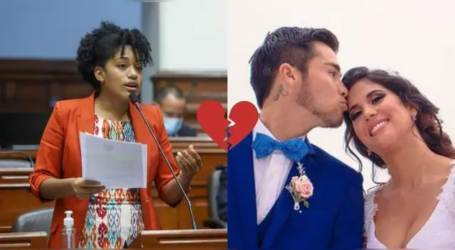 La congresista del partido naranja no dudo es pronunciarse sobre este acontecimiento en la farándula peruana.