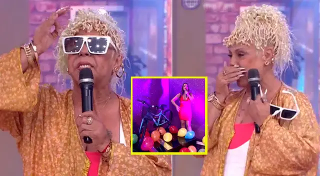 Lucía de la Cruz se emocionó en vivo en En boca de todos. Lucía de la Cruz se emocionó en vivo en En boca de todos.