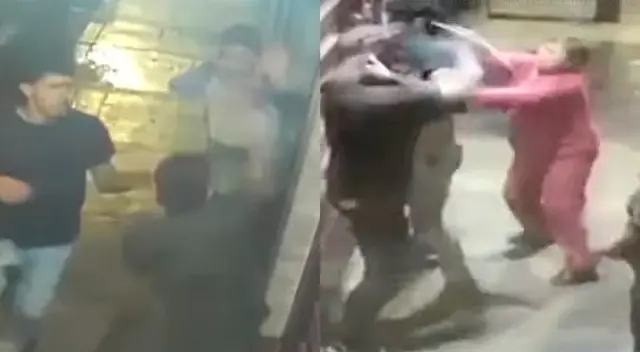 Sujeto ataca sin piedad a jóvenes con un cuchillo Sujeto ataca sin piedad a jóvenes con un cuchillo