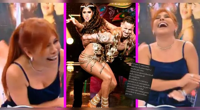 Magaly no dudó en burlarse con ganas del comunicado de Anthony Aranda, defendiendo a Melissa Paredes.