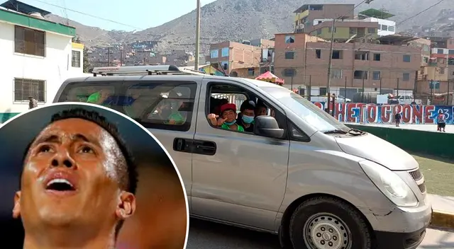 Christian Cueva, que vivió en la zona de Nocheto, regaló una camioneta a un equipo de barrio pero el vehículo fue robado.