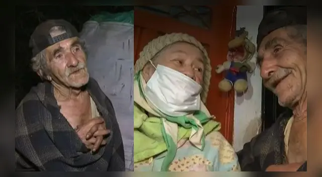 La pareja de la tercera edad lleva 39 años de casados. La pareja de la tercera edad lleva 39 años de casados.