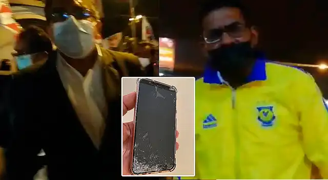 Presuntos agresores fueron identificados por el hombre de prensa. Presuntos agresores fueron identificados por el hombre de prensa.