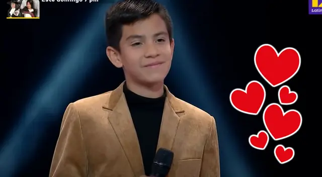 Stefano González cautivó al jurado al revelar que está enamorado.