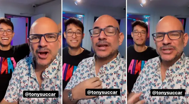 Ricardo Morán bromea y asegura que grabará un tema. Ricardo Morán bromea y asegura que grabará un tema.