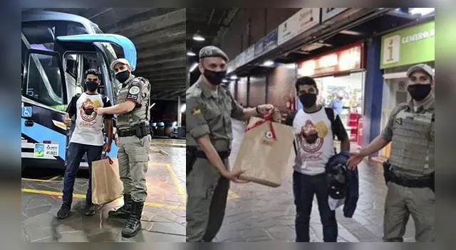 La Policía se conmovió con su caso y lo ayudaron.