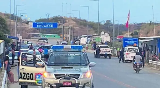 Policía vigila la frontera con Ecuador para evitar la fuga de “Los Dinámicos del Centro” Policía vigila la frontera con Ecuador para evitar la fuga de “Los Dinámicos del Centro”