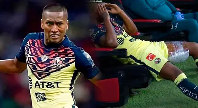 Pedro Aquino sale lesionado durante encuentro por la Liga MX. Pedro Aquino sale lesionado durante encuentro por la Liga MX.