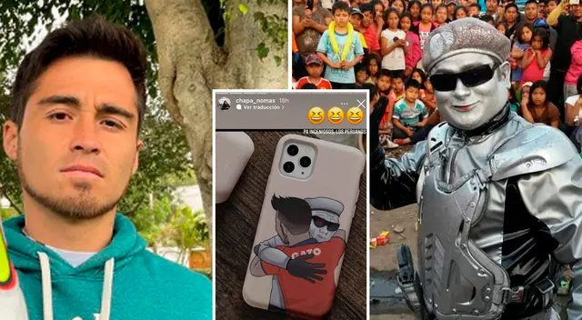 Rodrigo Cuba: su hermano compartió muy feliz el diseño de un 'case' donde Robotín abraza al Gato.