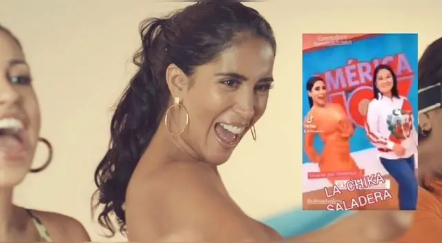 ¡No puede ser! La ex miss Perú compartió el set con la candidata de Fuerza Popular en su programa América Hoy.