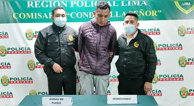 Sujeto fue trasladado a la comisaría para las diligencias.