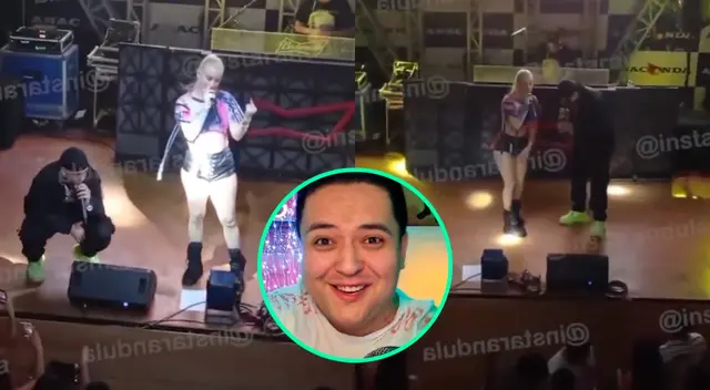 Leslie Shaw se subió al escenario con El Prefe en la selva, y Samuel Suárez no dudo en asegurar que “quiere hacerlo famoso”.